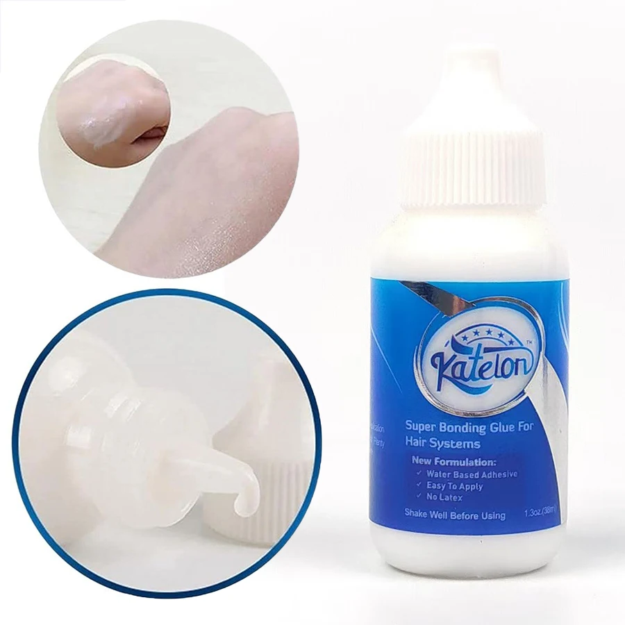 الجبهة الدانتيل الباروكة الغراء مقاوم للماء اضافية قوية الشعر الغراء المواد اللاصقة قوية السندات عقد الدانتيل شعر مستعار نظام الشعر الغراء 38 مللي غراء الشعر #3