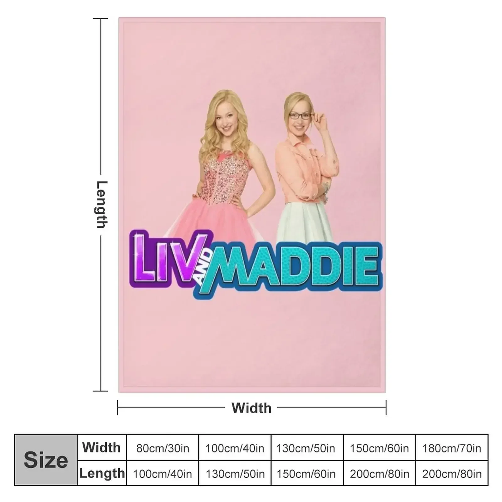 Liv and Maddie Throw Blanket christmas gifts Sleeping Bag Blankets