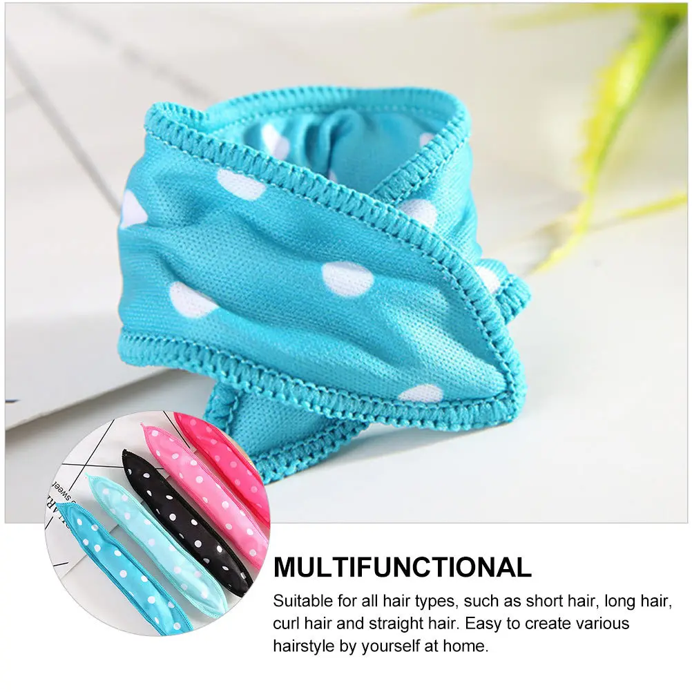 

6Pcs Creative Hair Roller Styling Tool Blue Suitable for Short Long Curly Straight Hair DIY Hairdo Tools Hairdressing Curler