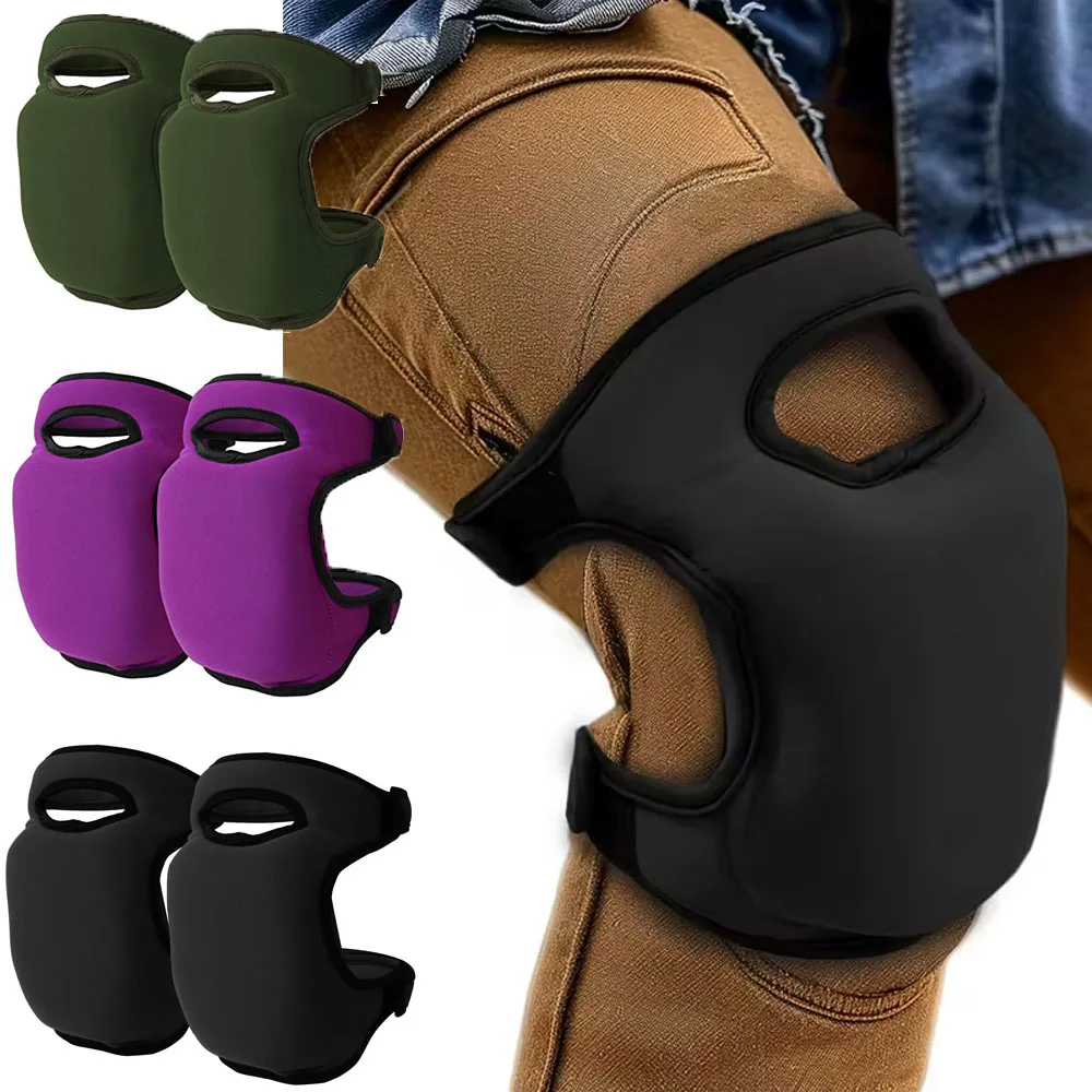 

Утолщенные наколенники из пенопласта с регулируемым ремешком — нескользящая мягкая амортизация, подходящие для уборки пола