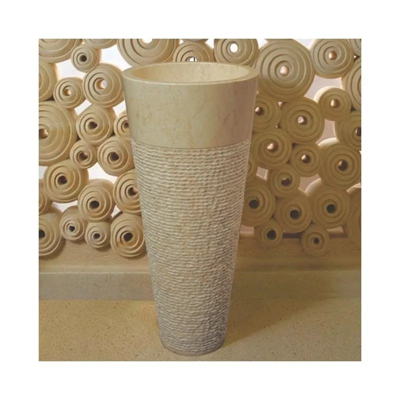 

cream marble bathroom hand sink