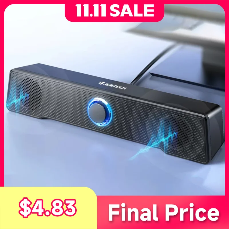 

S7 Portable Wired Party Speaker IPX-4 Waterproof USB Gaming Speaker Cable Power Supply Bass Computer Speaker