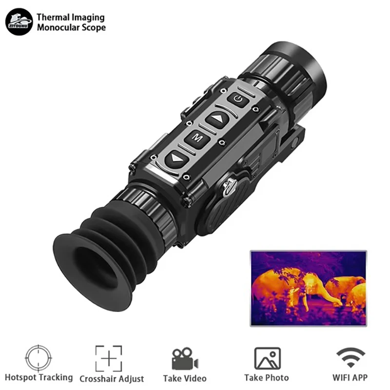 

ZIYOUHU AH Series Monocular Thermal Imaging, Used For Outdoor Hunting Target Search Pseudo Color Thermal Camera Thermal Imaging