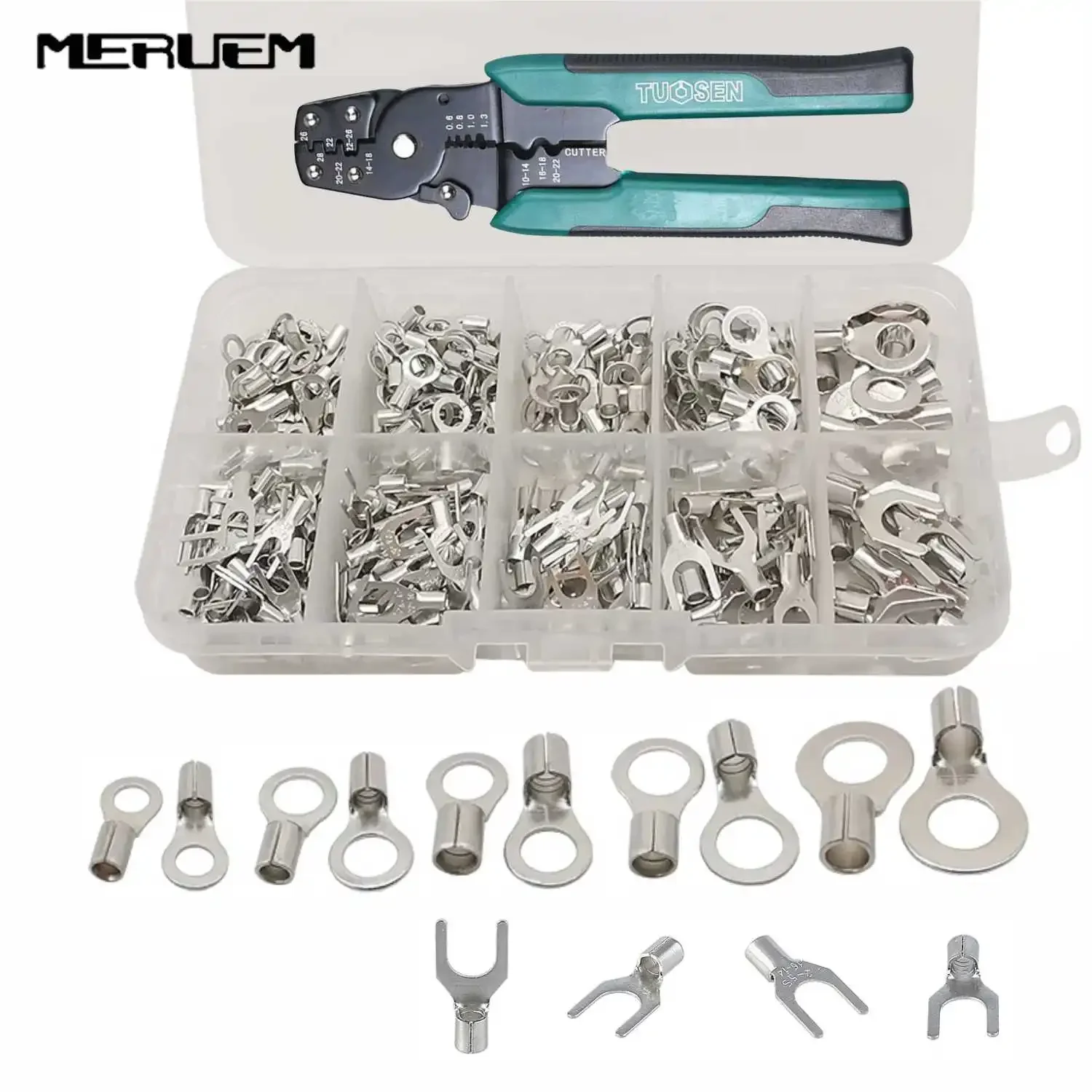 320Pcs Boxed,Crimp … - image