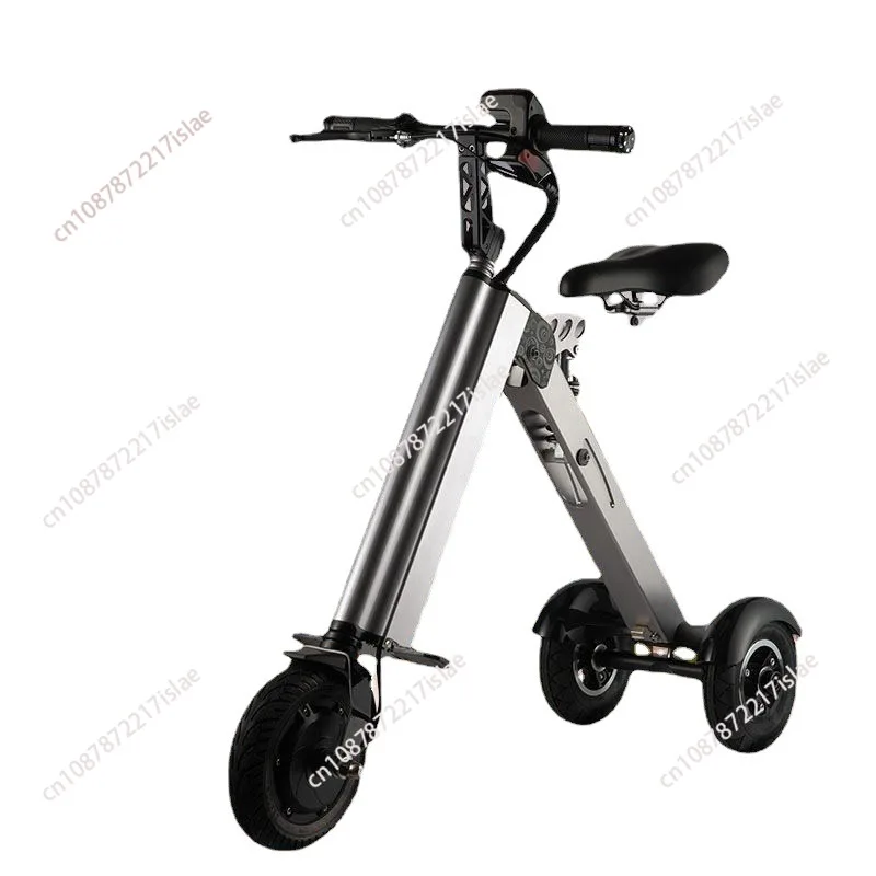 K7S Simple Shape Mini E-Bike Three-wheel Foldable Electric Scooter for Adult Intelligent Electric Bike Bicycle 250W 36V 7.8Ah