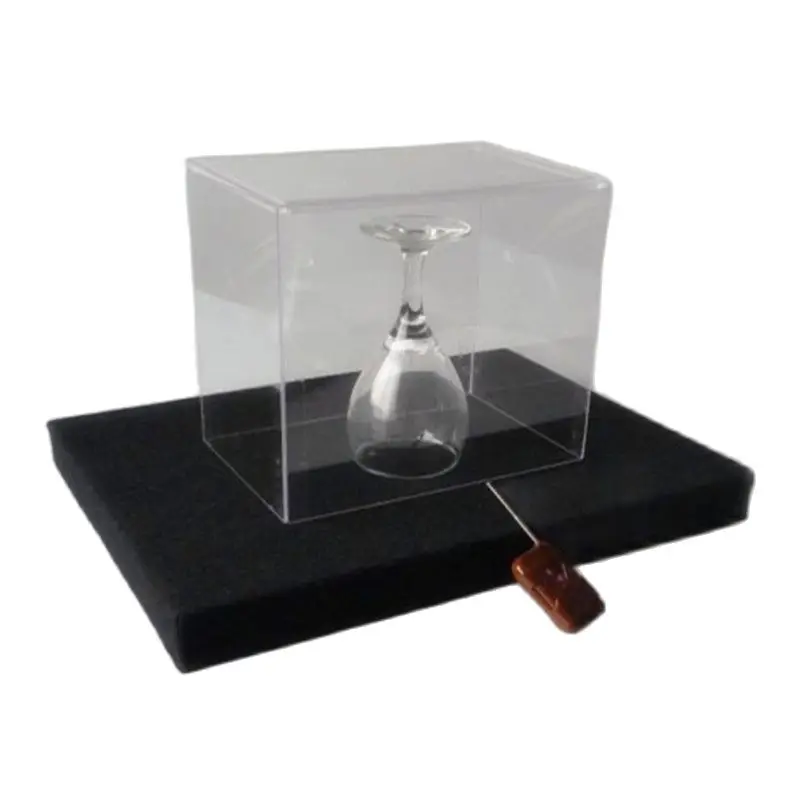 Magic Tricks Glass Breaking Tray, Remote Control, With Plastic Cover, Stage Props, Professional Product, Close Up,Electronic