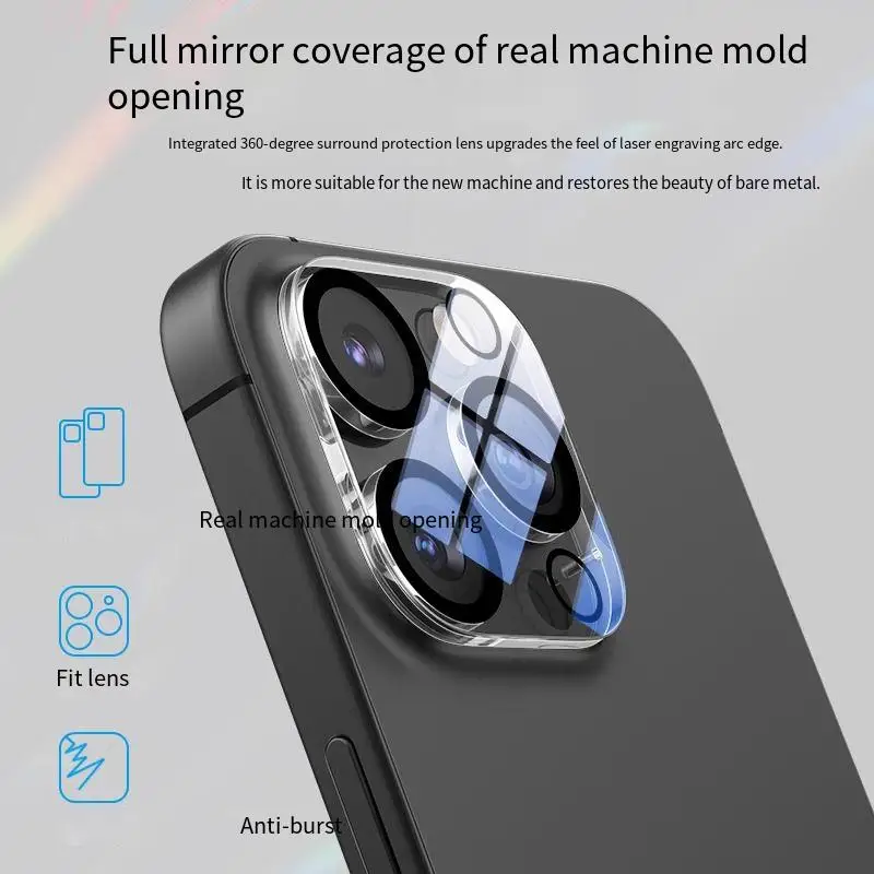 

Suitable for Apple 16 lens film, suitable for iPhone 15 Promax integrated explosion-proof rear camera film