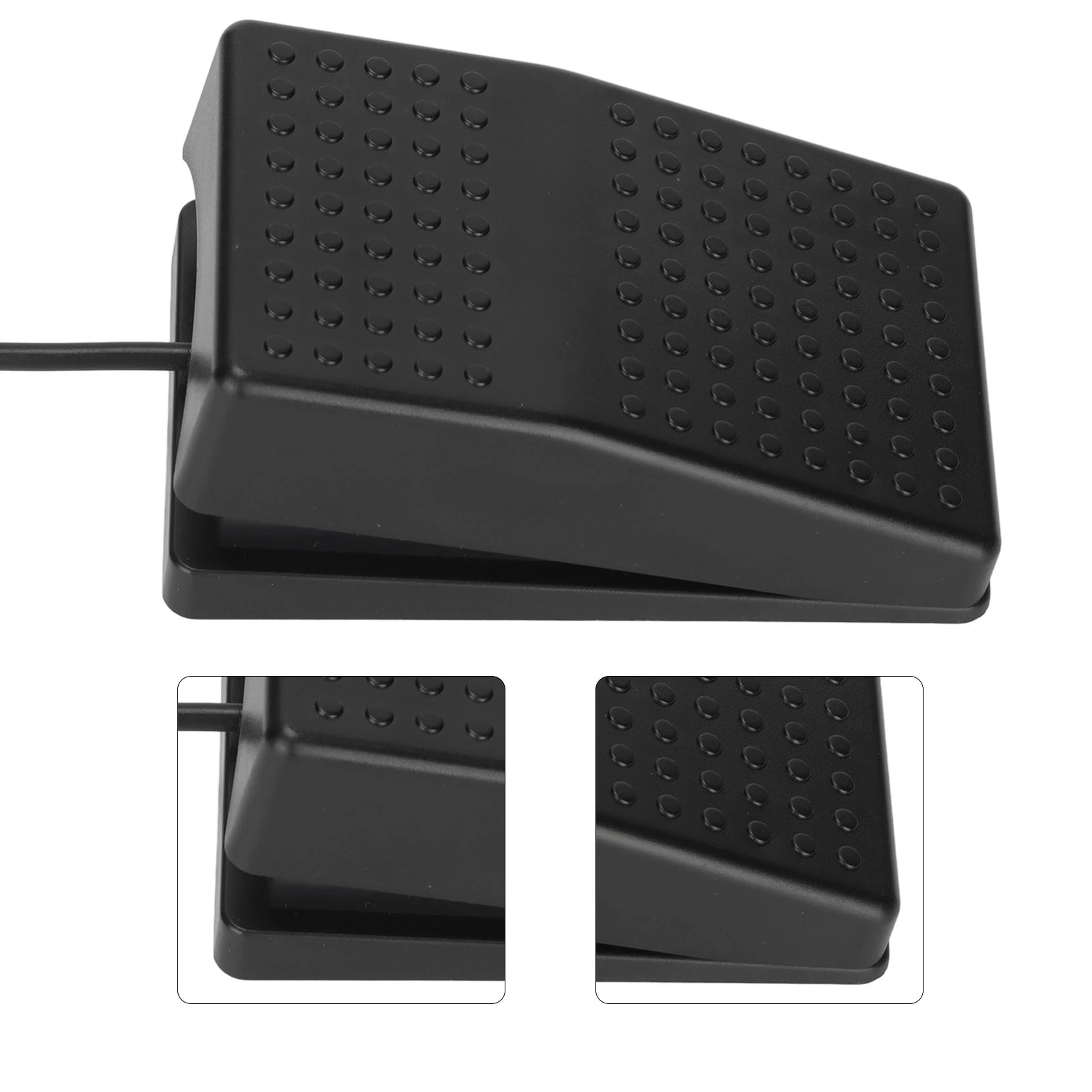 USB Foot Switch Pedal High Sensitivity Multifunctional Ergonomic Single Foot Switch Pedal with 2m Cable for Computer view 2