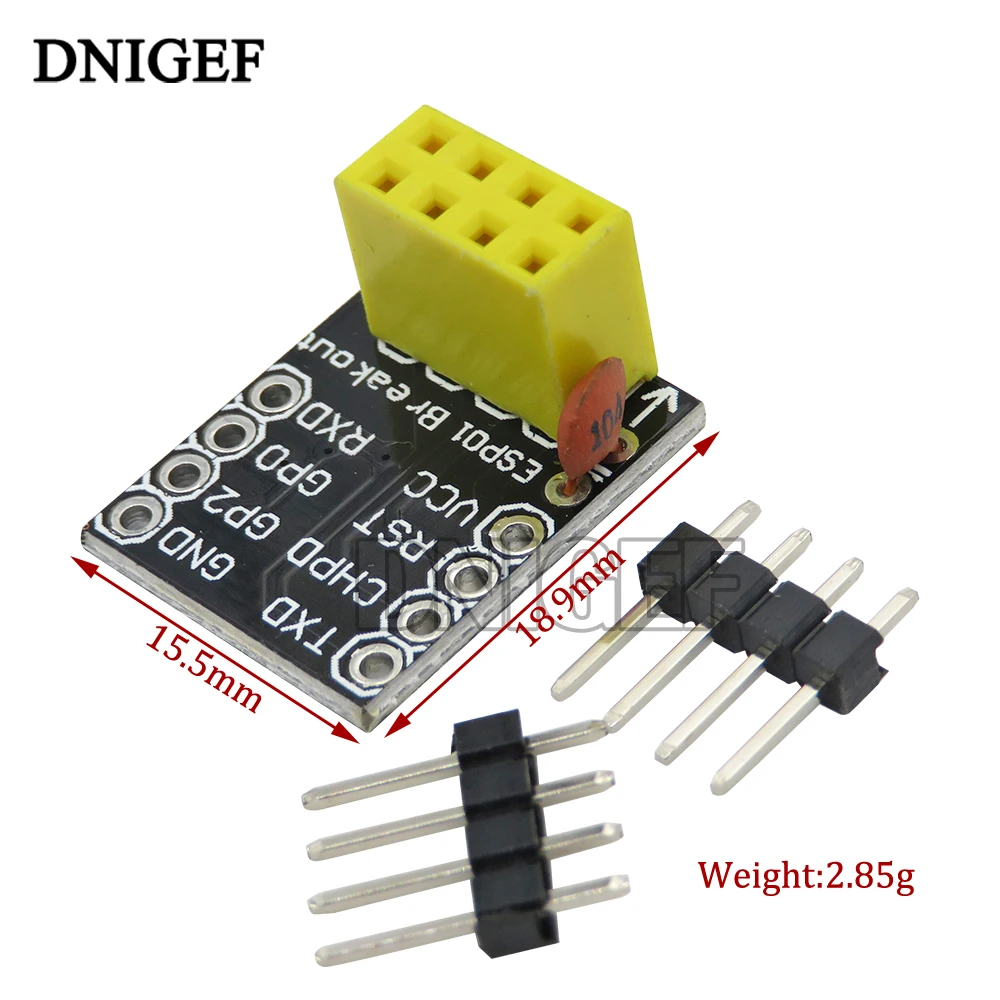ESP-01S Adapter board Remote Serielle Port WIFI Sensor Transceiver Wireless-Board ESP01S Breakout PCB Adapter