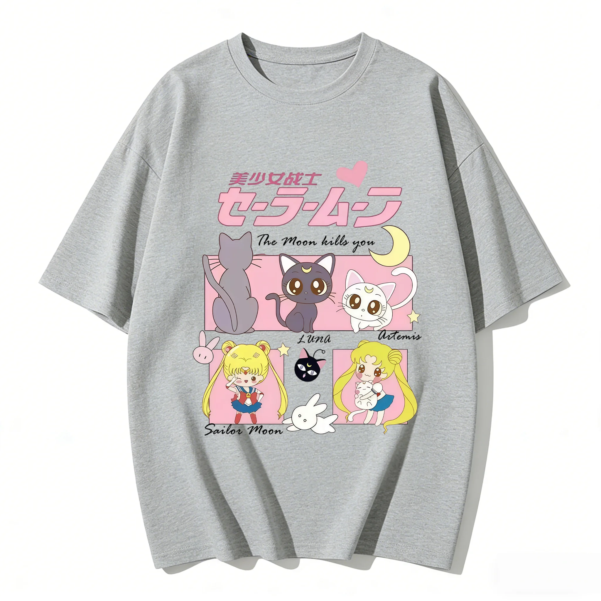 Anime Merchandise Men - 2026 Neuer Sommer-Sale: Sailor Moon T-Shirt