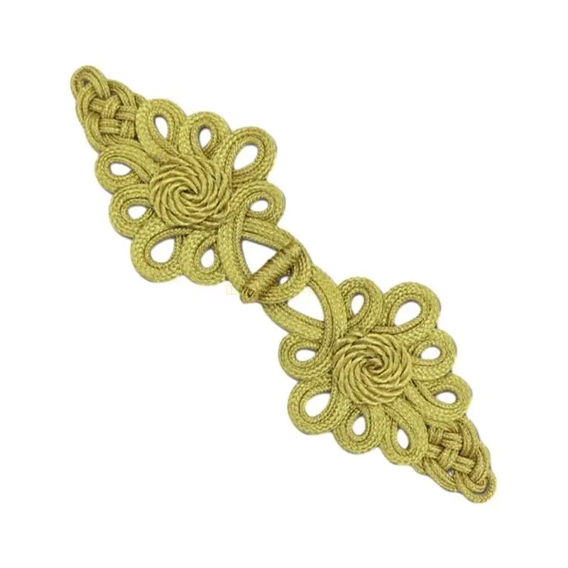 

31BF Chinese Closure Button for Cardigan and Costumes Outfit Sewing, Oversized Cheongsam Sewing Fasteners