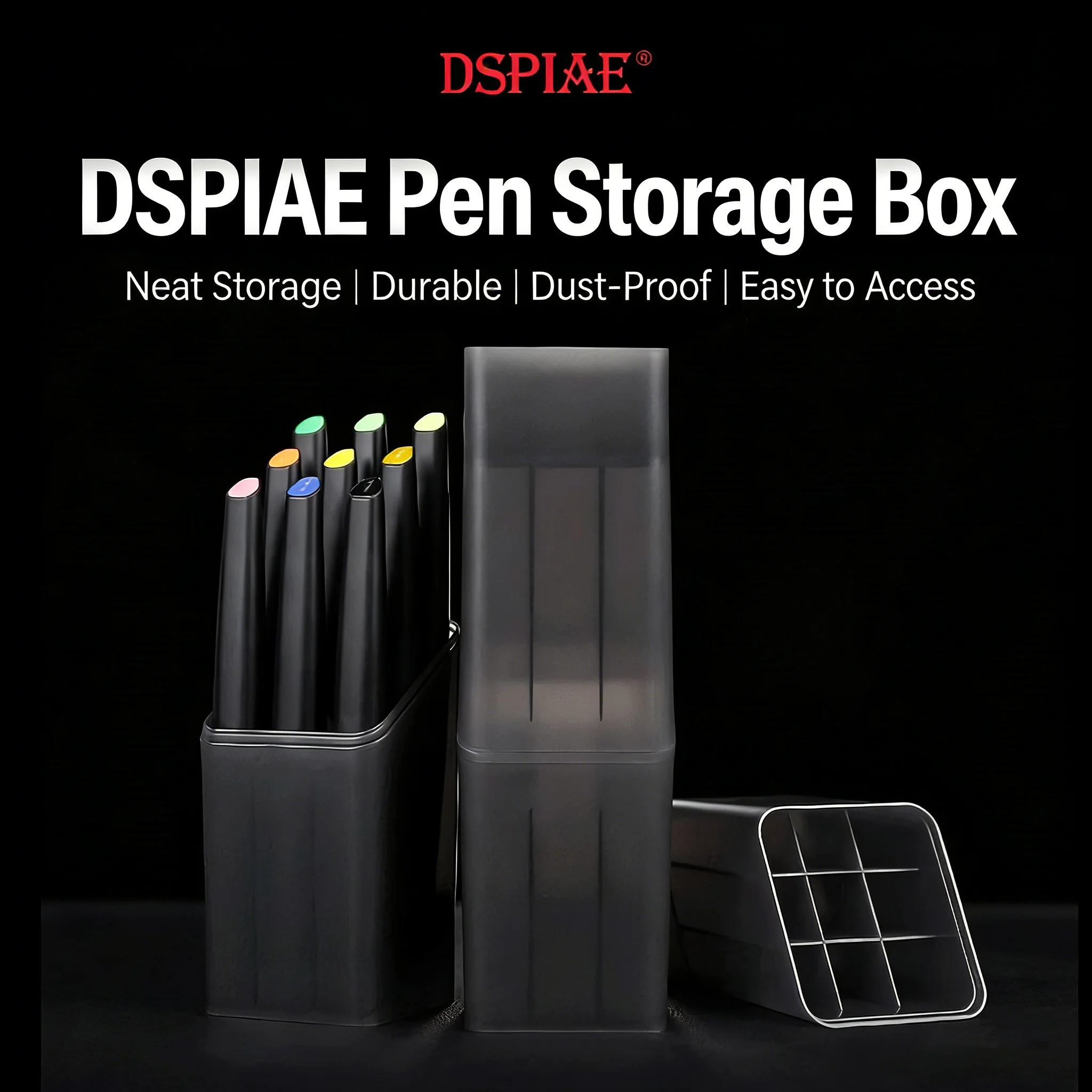 Desktop BOX-8 tool storage rack Gundam model clay coloring tool storage storage rack/marker pen storage box