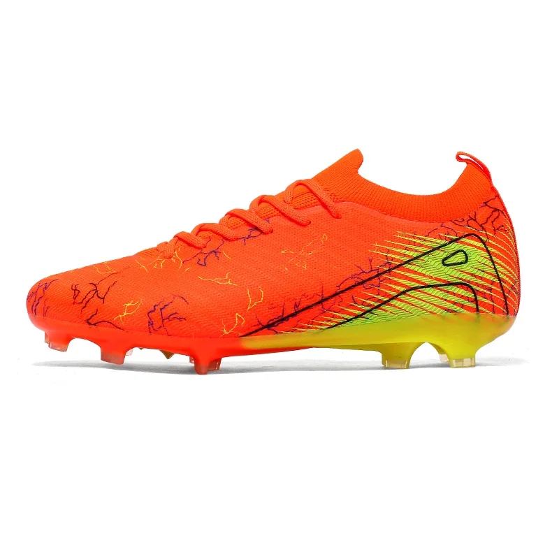 

Comfortable Men Football Soccer Sneakers Breathable Wear Resistant Sole Outdoor Training Sports Running Shoes
