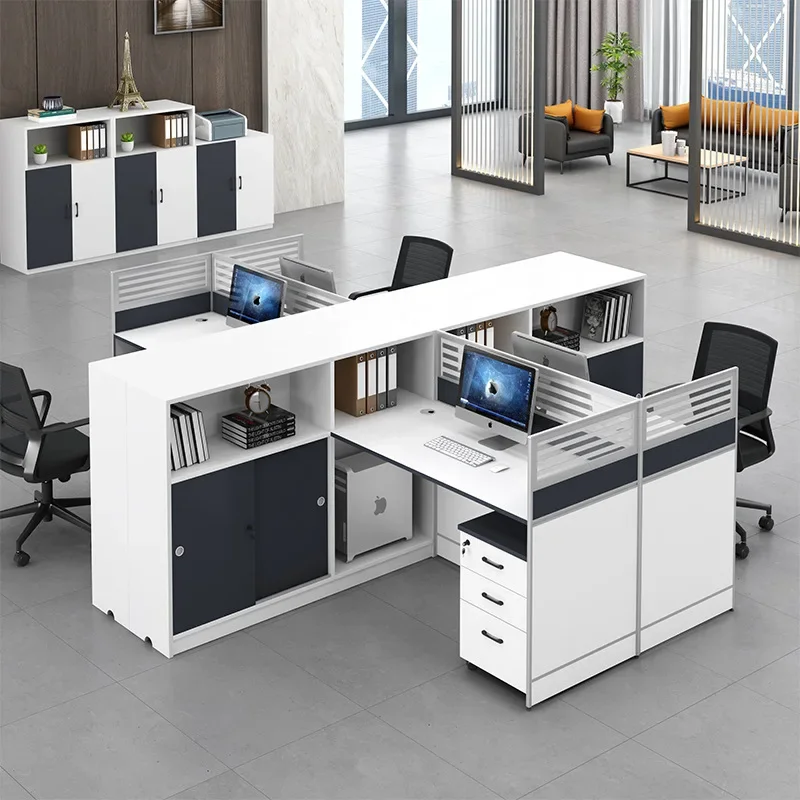 modular office table commercial Office Furniture Staff desk Cubicle workstation office table and chair set Bureau de travail