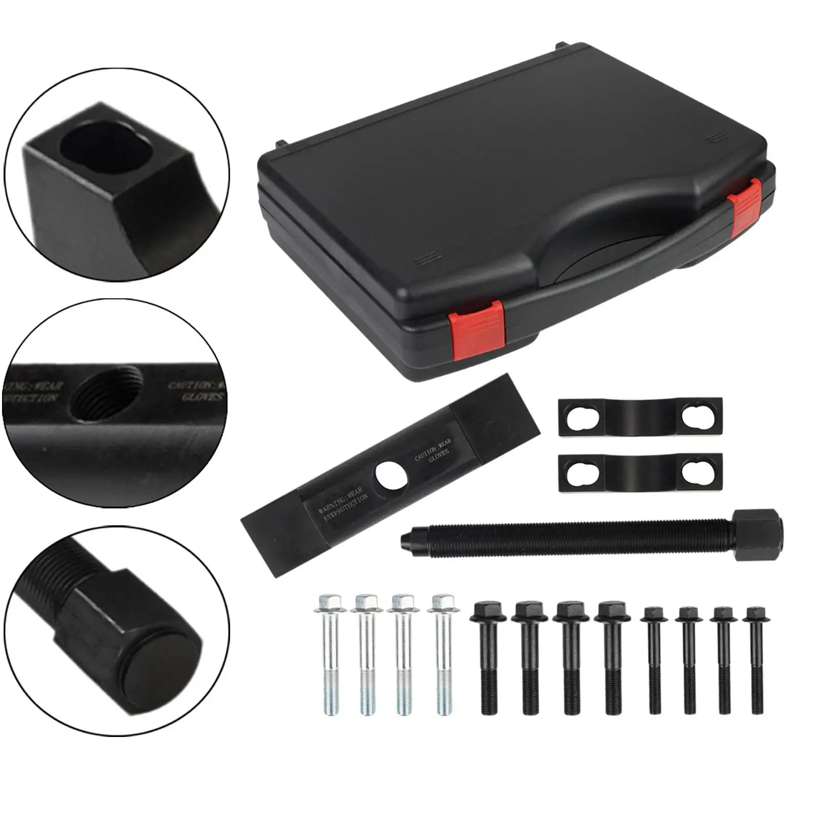 

Yoke Removal Tool Yoke Puller Kit Steel Material for Yokes on Rear Differentials with Storage Case Professional