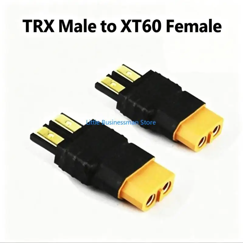 Remote Battery Plugs Adapter 60 to T Plugs/XT30/XT90/EC3 Adapter with Preassembled Ends and PA Plastic Housing for Solderless