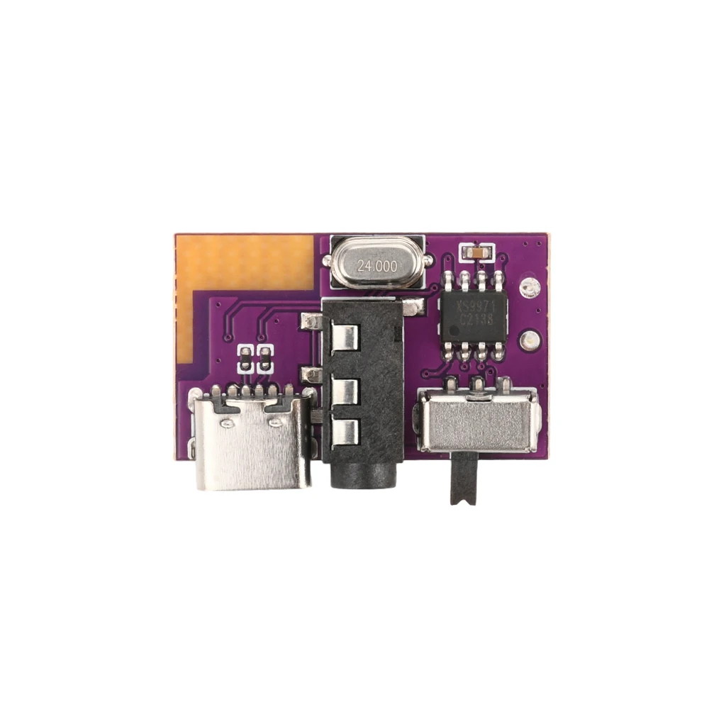 5W DC3.5V-5V Single Channel Audio Amplifier Bluetooth Decoding Board Supports TWS Pair TYPE-C