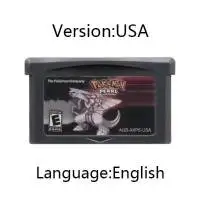 GBA Pokemon Series Game Cartridge Silver Rival Rom Hack 32 Bit Video Game Console Collection Card image 3