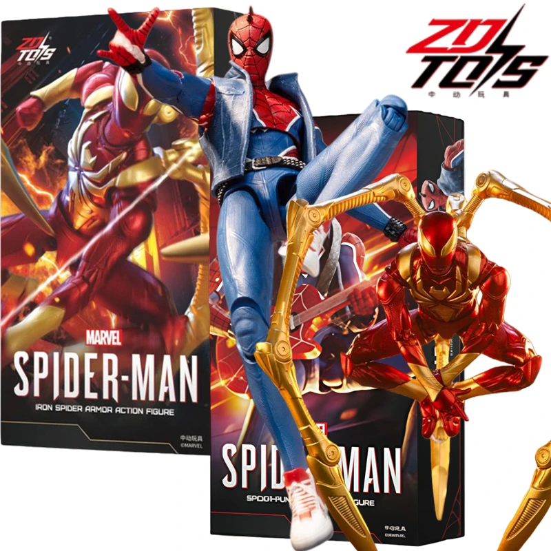 

Коллекционная фигурка Человека-паука ZD: Хобби Браун, Скарлетт Спайдер, Бен Рейли, Пит Паркер. Подвижная кукла-модель по мотивам фильма. Игрушка-подарок.