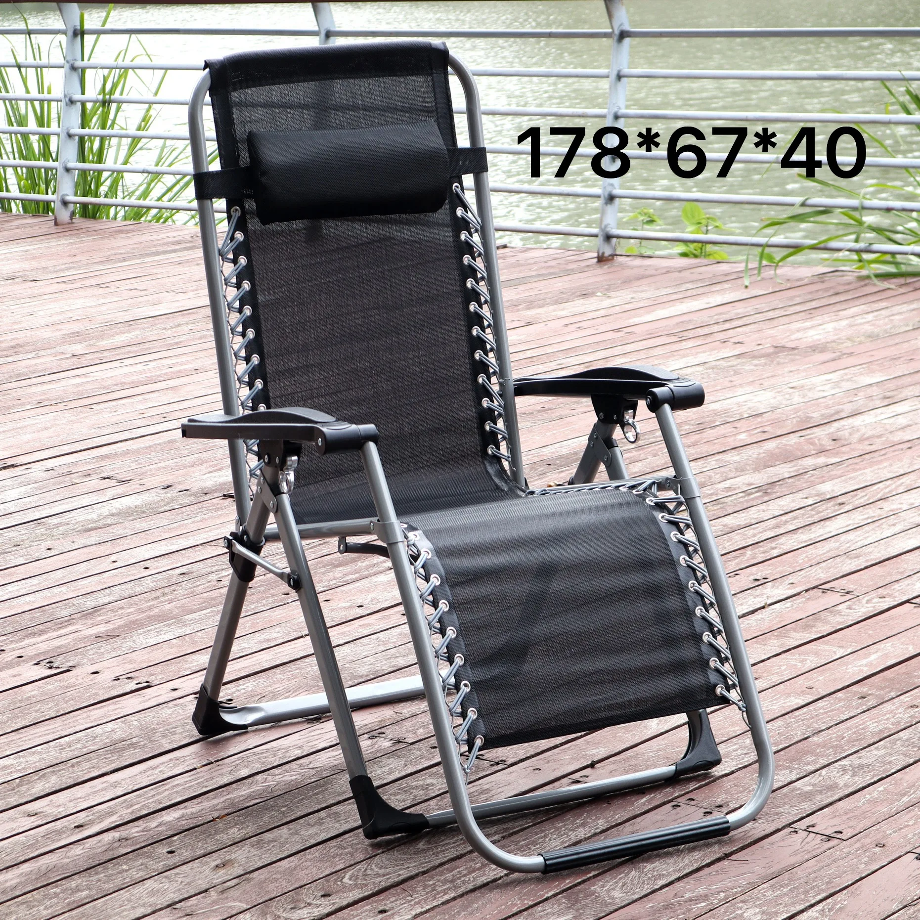 Folding Chaise Lounge, High Quality Durable Lounge Chair, Single Portable Folding, Outdoor and Home Use