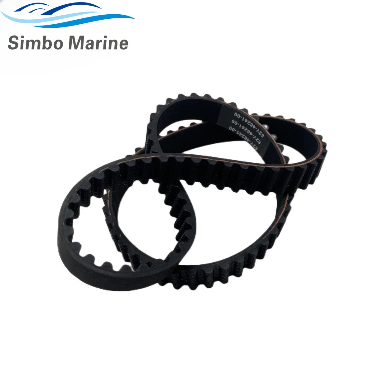 60V-46241-00 62Y-46241 Timing Belt For Yamaha F40 F50 F60 4 STROKE 1995-2004 Outboard Motor 62Y-46241-00 60V-46241