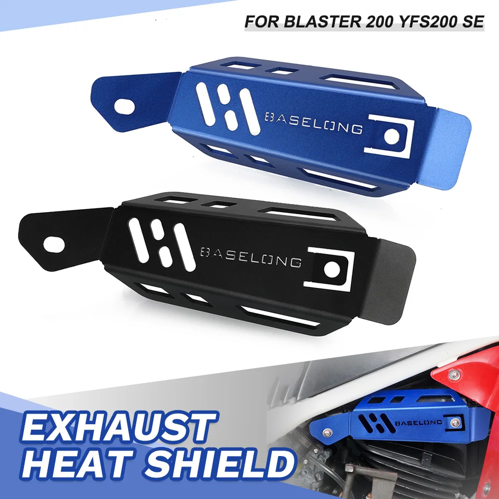 

Exhaust Pipe Heat Shield Guard FOR YAMAHA Blaster 200 YFS200 1988-2006 YFS200SE Exhaust Pipe Crash Protector Heat Shield Cover