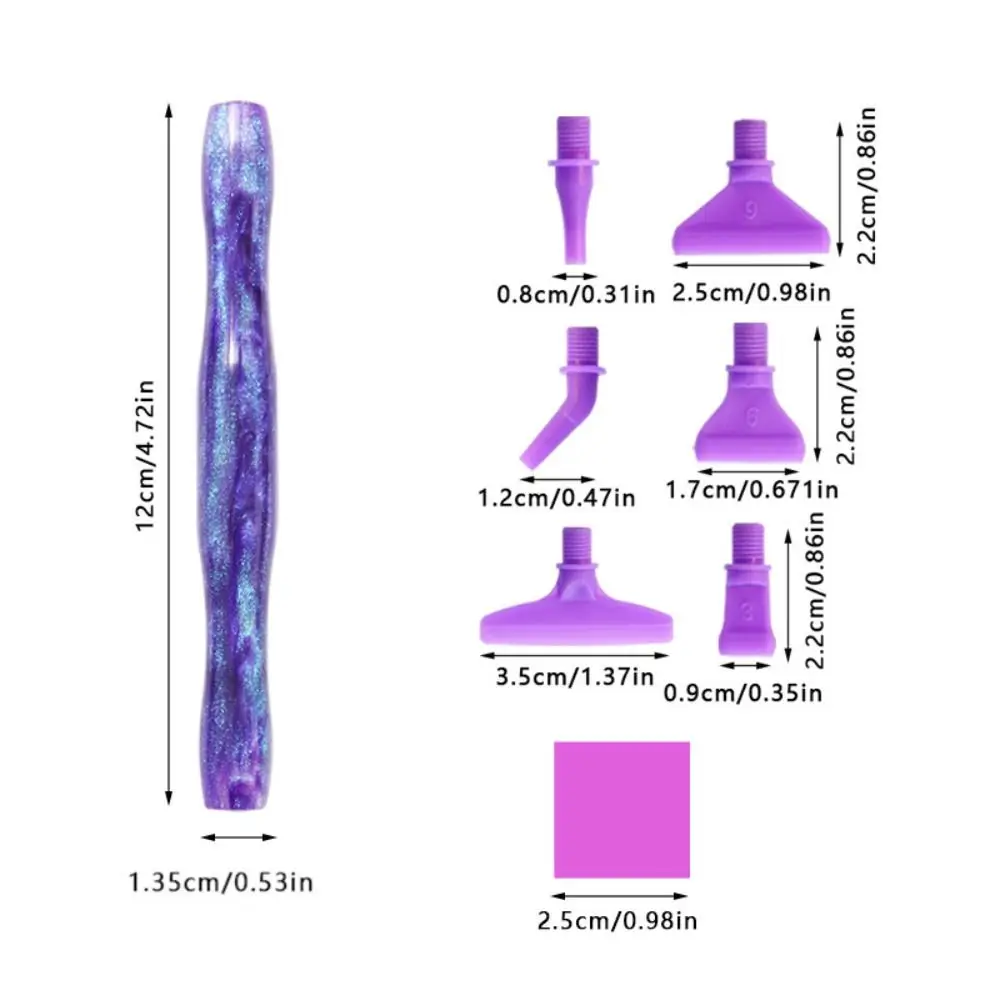 Zestaw do haftu diamentowego Akcesoria do haftu krzyżykowego Plastikowe / metalowe pióro do malowania diamentami Końcówki do gwintów Długopisy