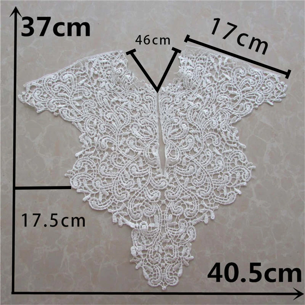 hot new style 2017 year fashion Lace Collar Beautiful 100% Polyester Lace Applique Trim Lace Fabric Sewing Supplies YL786-YL789