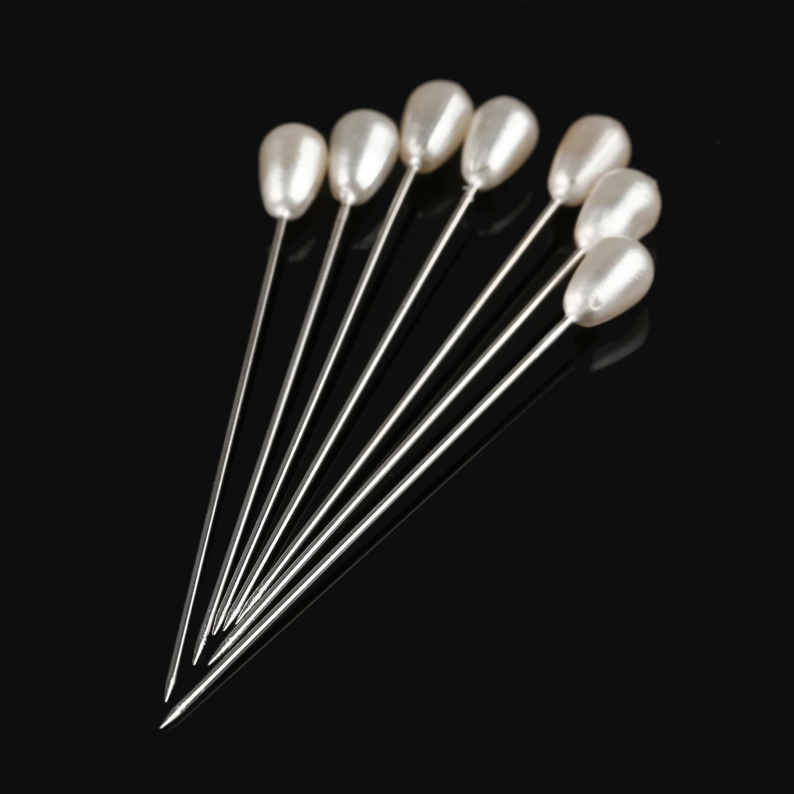 144PCS Ornaments Pearl Head Pins For Cross-Stitched Crafts Sewing Decoration Prom Wedding Graduations Party Embroidery Corsages