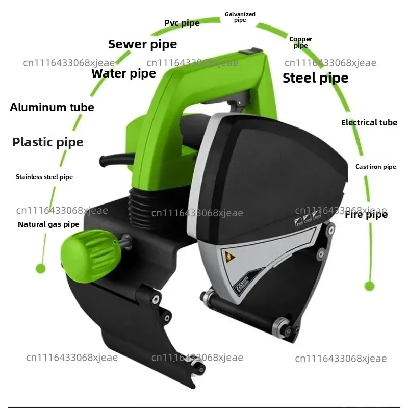 220v New 15 - 220mm Pipe Cutting Machine Pipe Cutter Non Sparking And Non Burr Steel Fire Fighting Pipe Cutting Machine