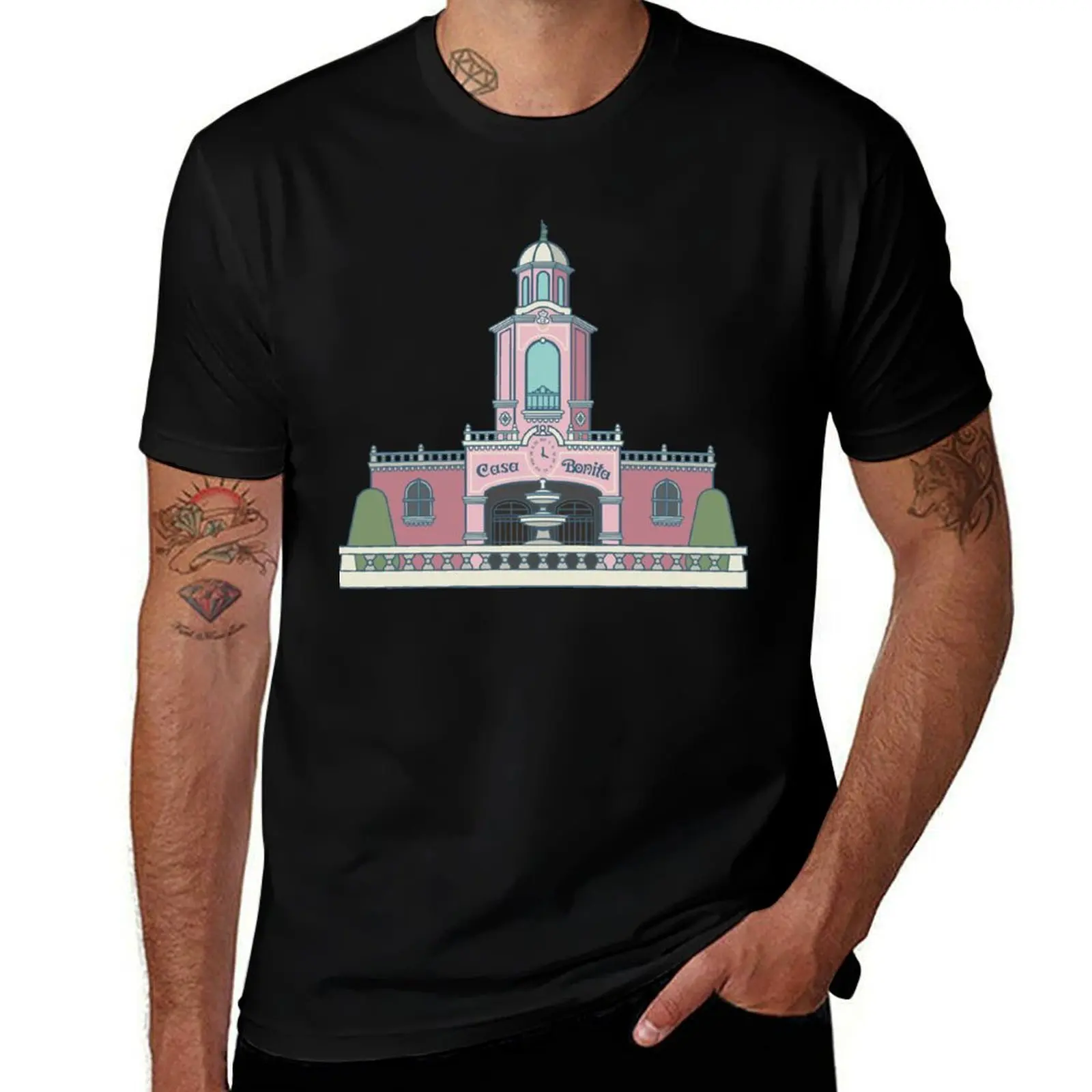 

CASA BONITA DENVERR T-Shirt Casual Basic Street Style T-Shirt