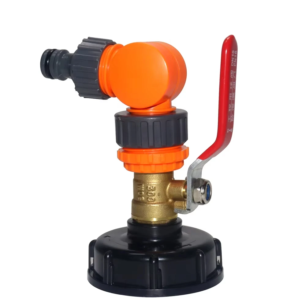 

﻿ 180° Rotatable Garden Agriculture Greenhouse Irrigation Car Wash Fitting 1/2" 3/4" Pipe Quick Connector