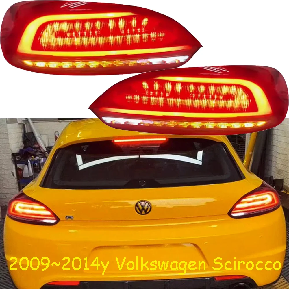 

car bumper tail light for Volkswagen Scirocco taillight LED 2008~2014y car accessories Taillamp for VW Scirocco fog lamp