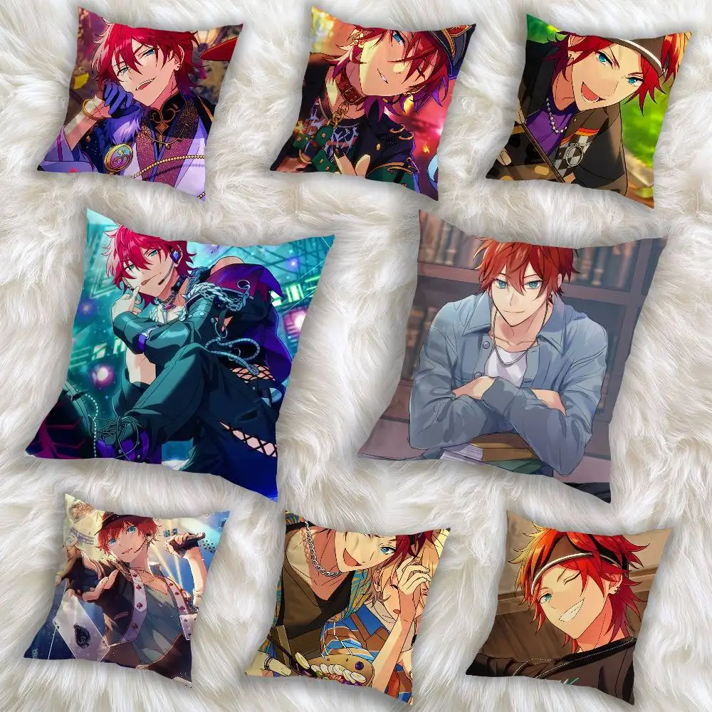 

E-EnStars R-Rinne Amagi COOL pillow cover living room sofa cushion cover bedroom room bed pillow cover home decoration