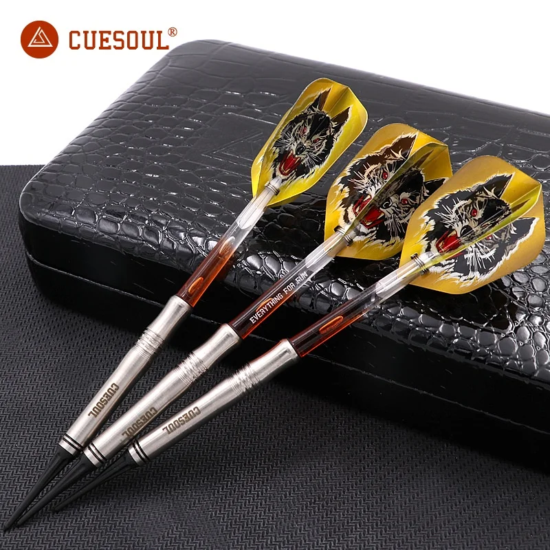 

CUESOUL 90% Tungsten Soft Tip Dart Set 16g/18g Professional Electronic Darts 3 pcs
