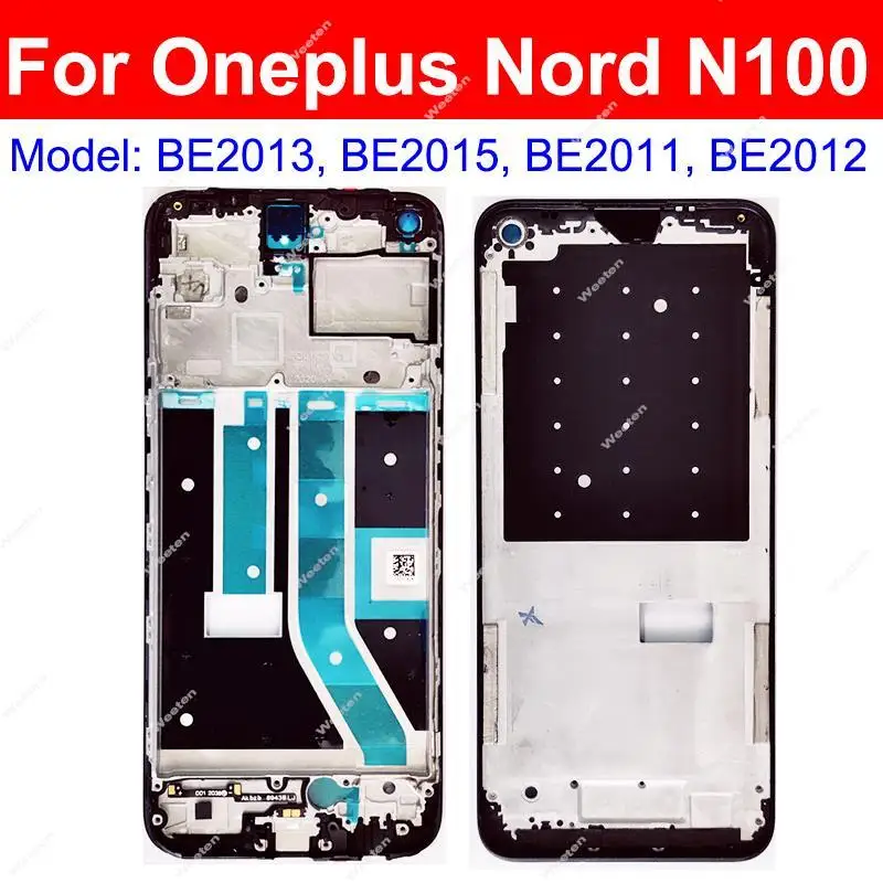 Front Cover Housing For OnePlus 1+ Nord N100 N200 N300 N20 CE3 CE2 Lite 5G Front LCD Frame Middle Housing Parts