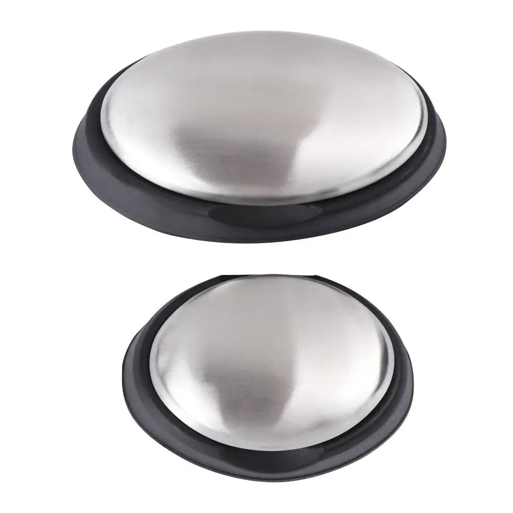 

Портативные чистящие средства, 2 шт., мытье рук, дезодорирующее металлическое мыло из нержавеющей стали, овальная машина для мытья рук, дезодорантное мыло