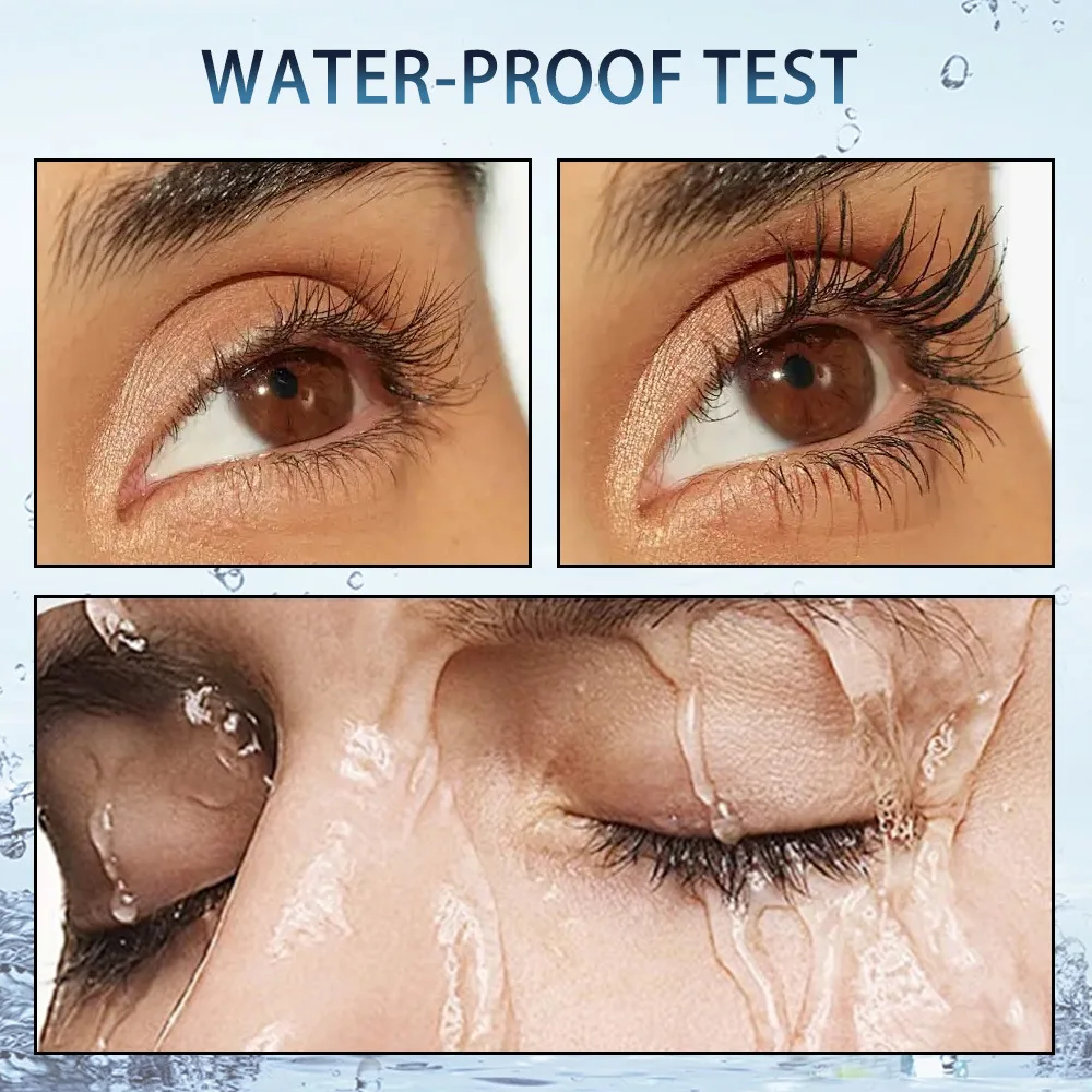 QICIY หัวแปรงมาสคาร่า กันน้ํา ติดทนนาน เรียว ม้วนงอ ไม่เลอะ กันเหงื่อ หนาแน่นและเป็นธรรมชาติ