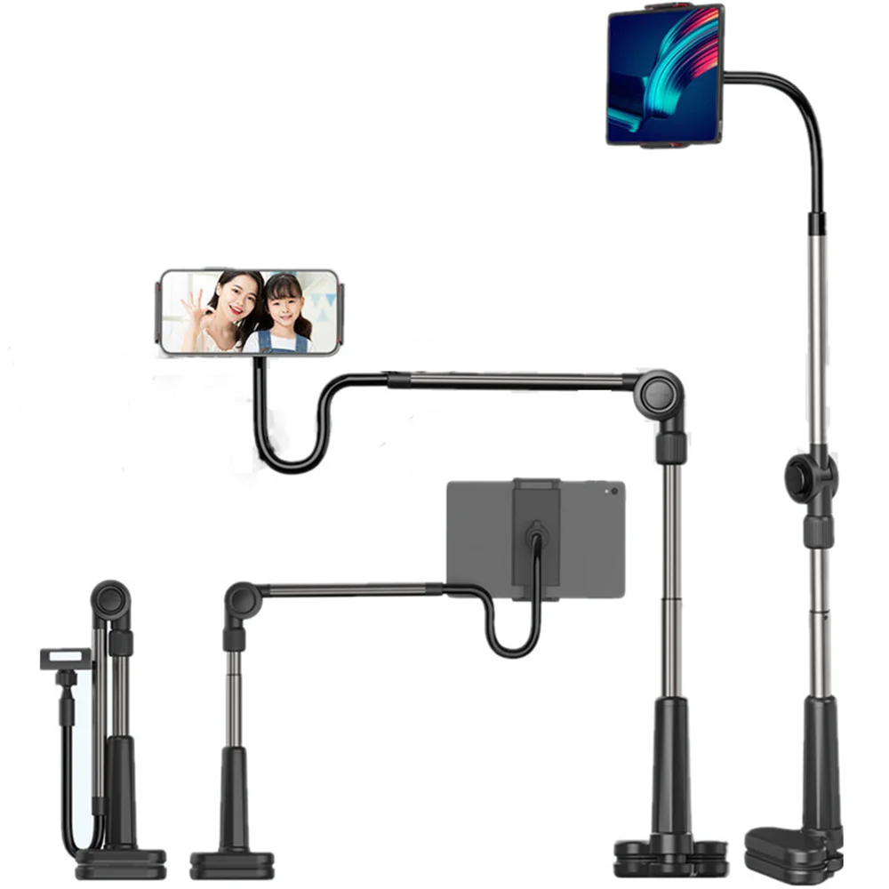 360 Rotate Flexible Long Arm Tablet Stand Holder for iPad Iphone Xiaomi Tablet Phone 4.7-11