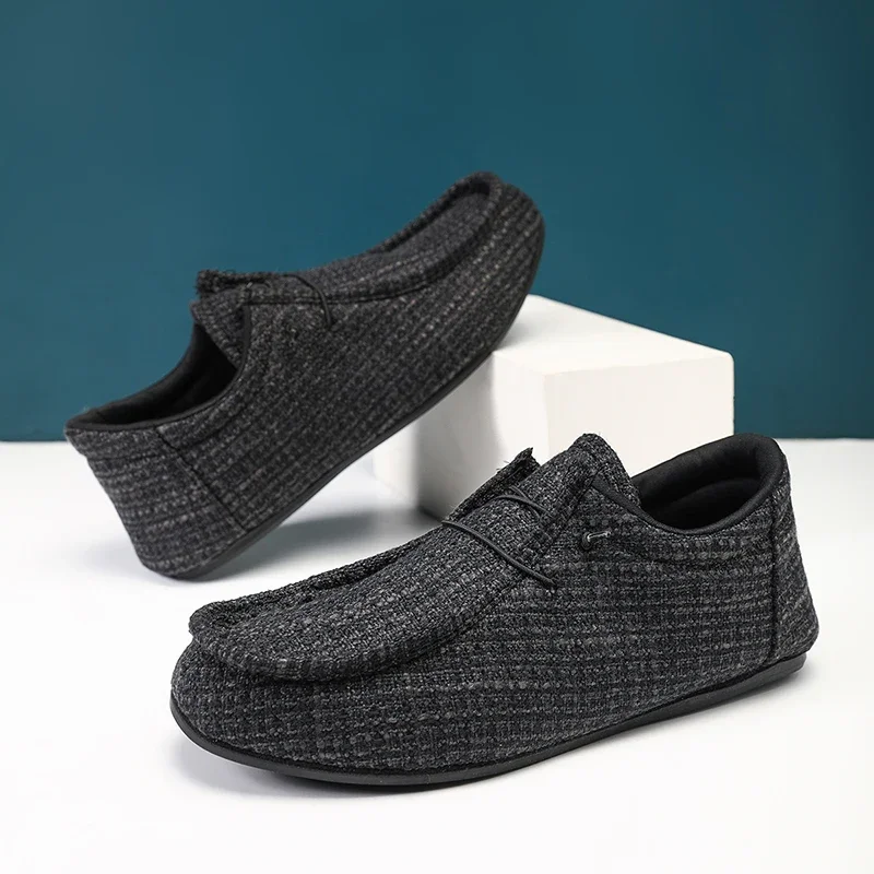 YRZL-Espadrilles décontractées en toile pour hommes, chaussures confortables, respirantes, légères, grande taille, nouveau design, mode 2024