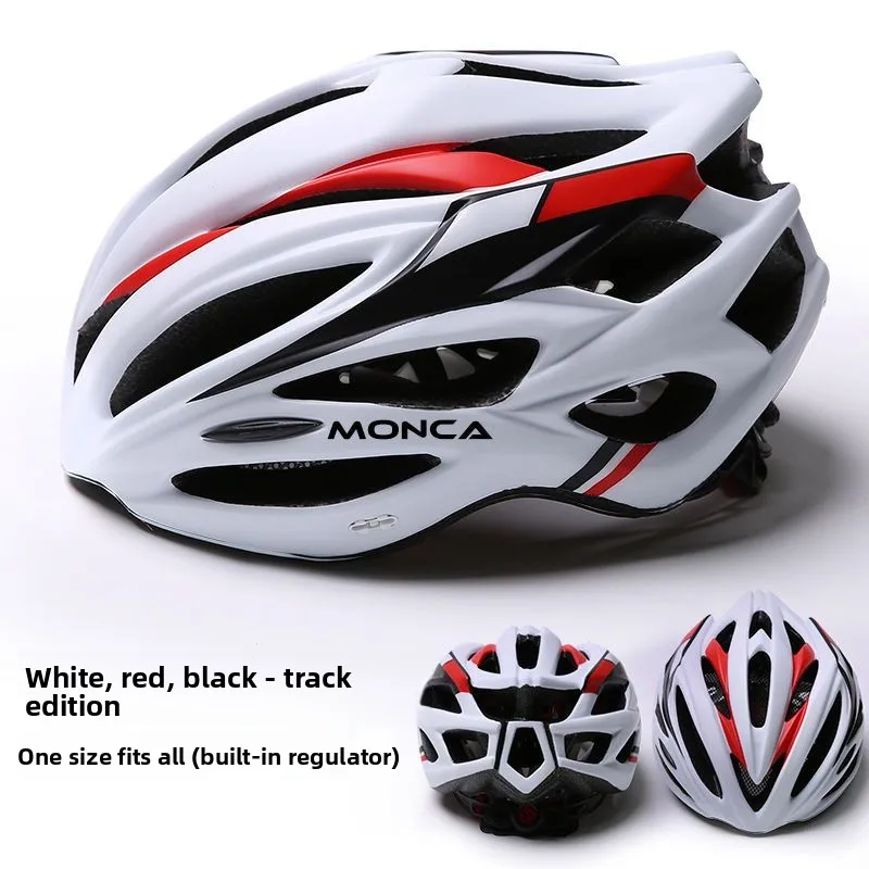 Original Track Version Adult Integrated Strong Impact Cycling Helmet, USB Taillights Night Riding