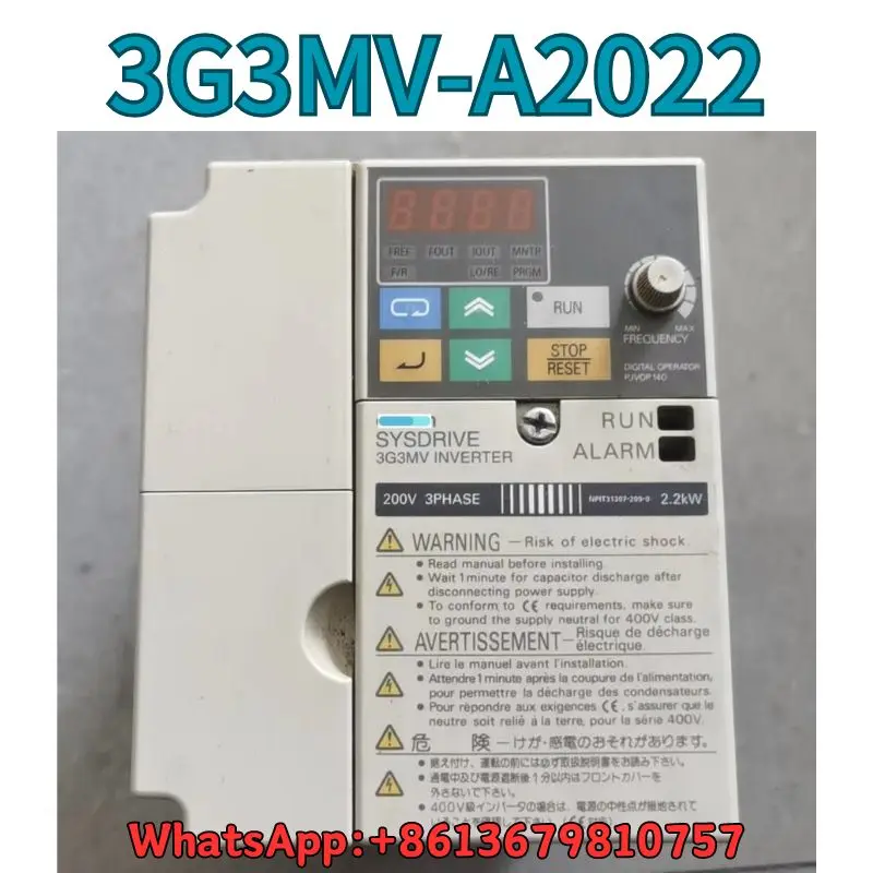 Used 3G3MV-A2022 frequency converter test OK Fast Shipping