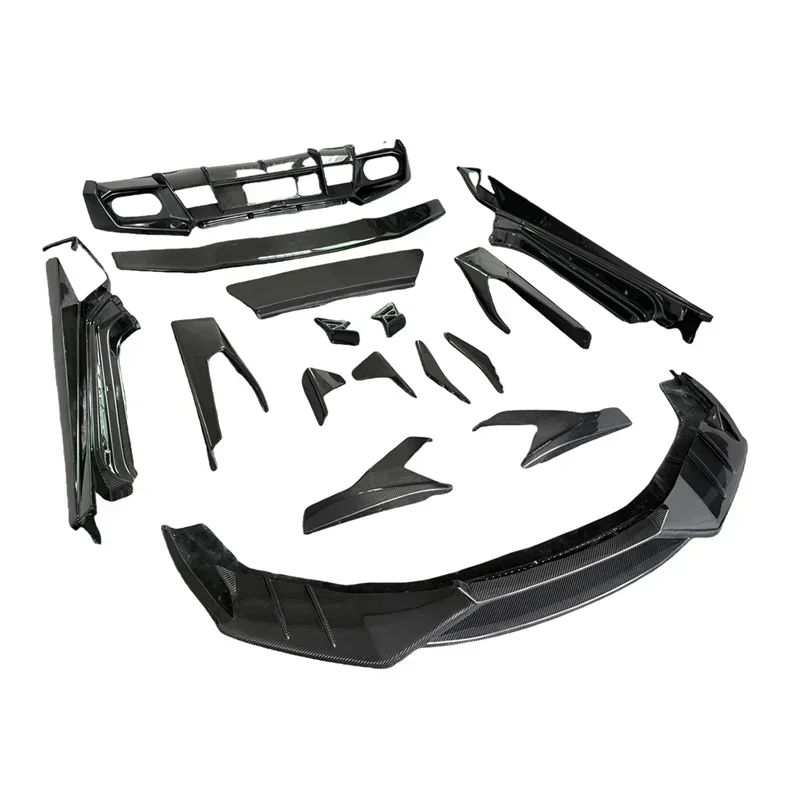 

LANOUT for Lambo Lp580 Lp610 Upgrade Perform Type Body Kits Auto Parts Carbon Fiber Rear bumper for Huracan