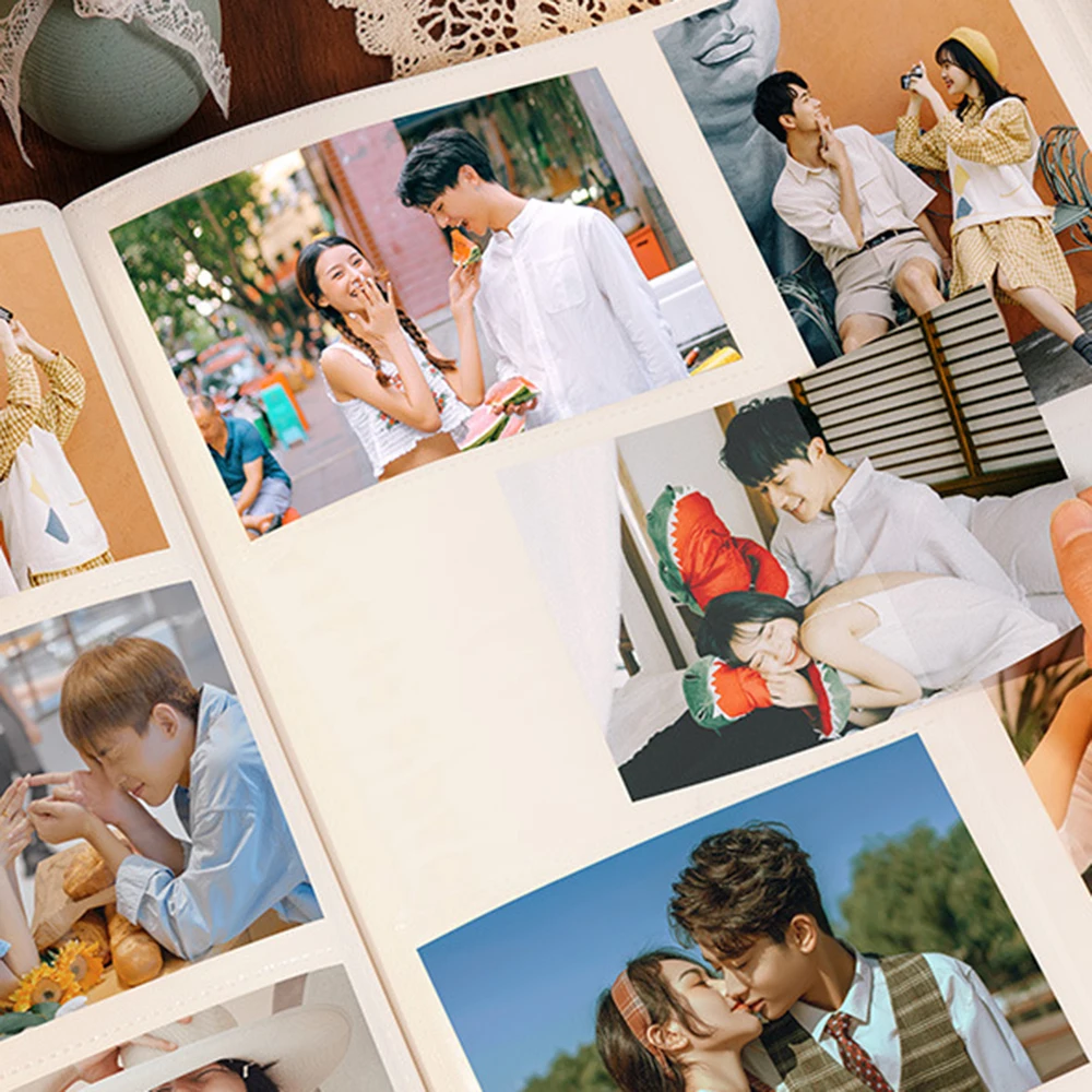 6 Inch 600 Photo Album Large-capacity Commemorative Album Home Baby Photo Album Horizontal Vertical Plastic Seal Photo Storage