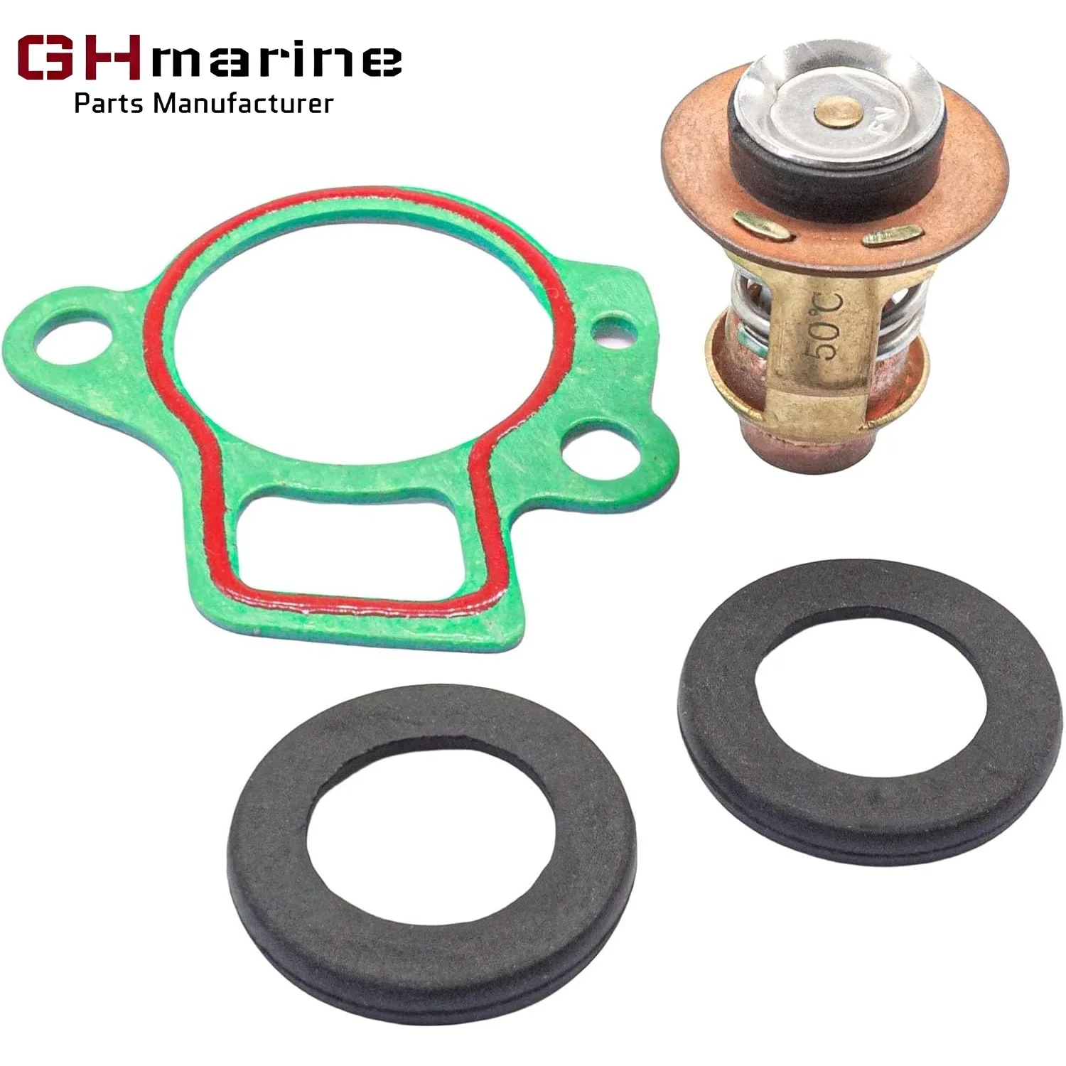 

6H3-12411 Outboard Thermostat Repair Service Kit for Yamaha 2 Stroke 50 60 70 HP 50G 60F 70B 6H3-12411-01 62Y-12414-00 18-3622