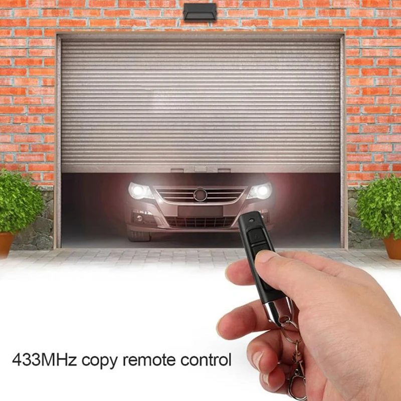 4-In-1 Remote Control Duplicator For Cars,433Mhz Copy Remote Controller,Cloning Key Fob Duplicator Garage,Door Universal