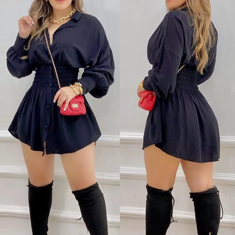 202 Faion Blusa Par feminina Dr cintura alta irt Dr outono temporada longa gola Sve saia evasê Dr