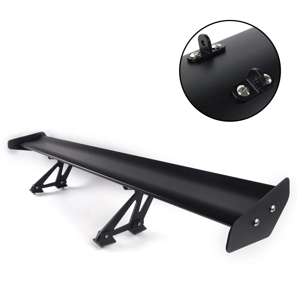 

Aluminum Alloy Single Layer Rear Spoiler 135CM Universal Black Car Accessories Replacement