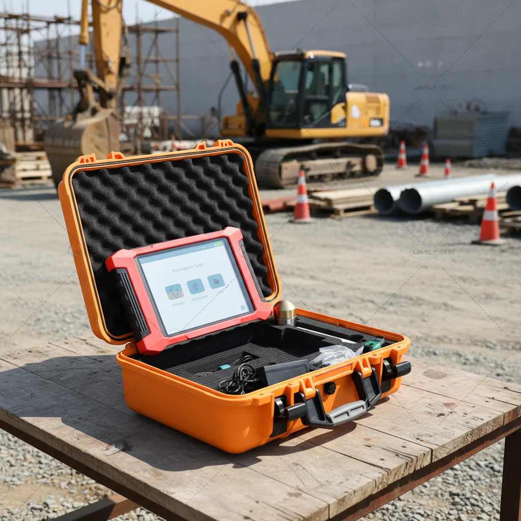 Pile Integrity Test Foundation Sonic Echo Impulse Response System Equipment