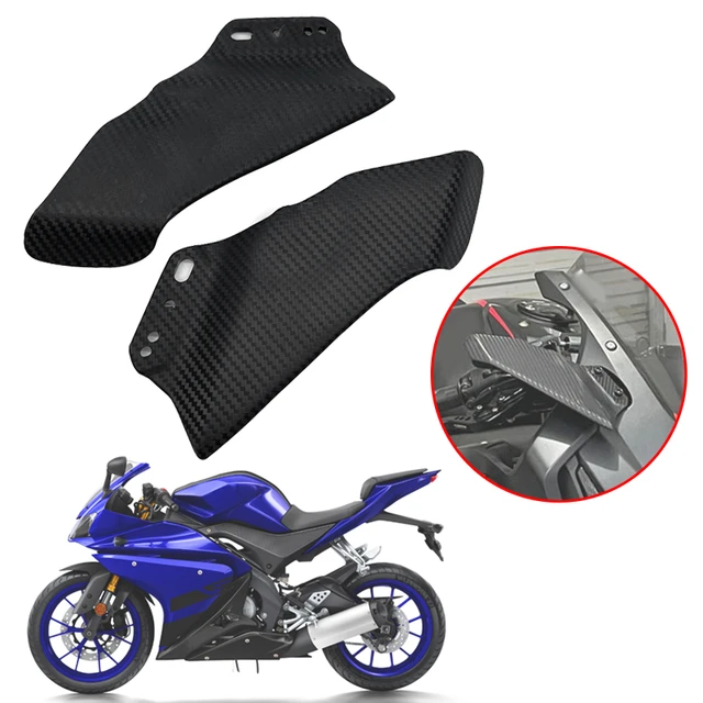 For YAMAHA YZF-R125 YZF-R25 YZF-R15 YZF-R6 Motorcycle Winglet Aerodynamic  Wing Kit Spoiler Rear View Mirror Fixed Wing T-MAX530 - AliExpress